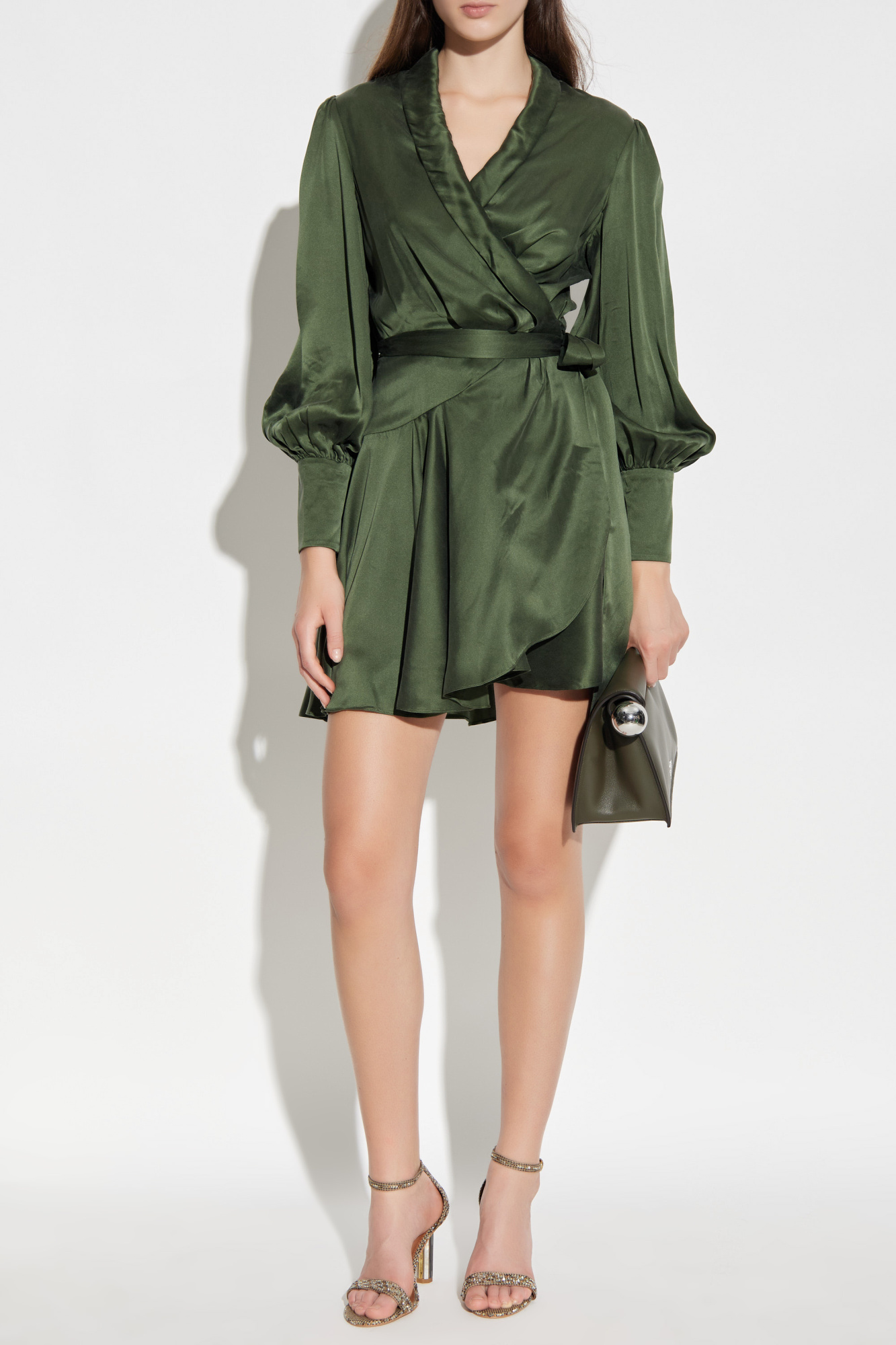 Zimmermann Silk dress with wrap tie | Women's | Vitkac